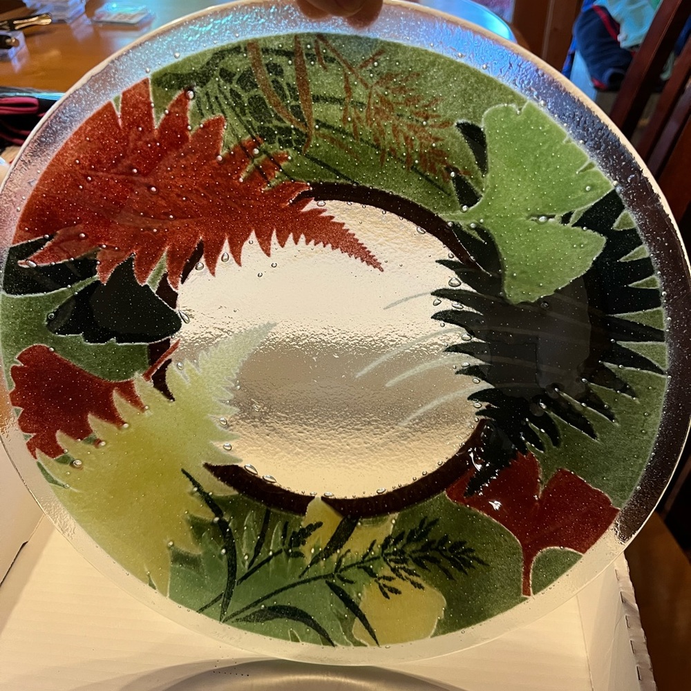 Peggy Karr 14” Woodland Bowl Plate